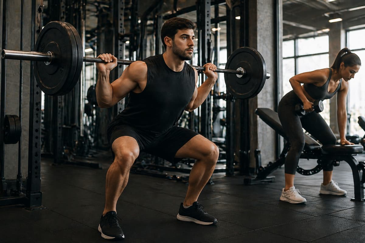 treino full body academia corpo inteiro